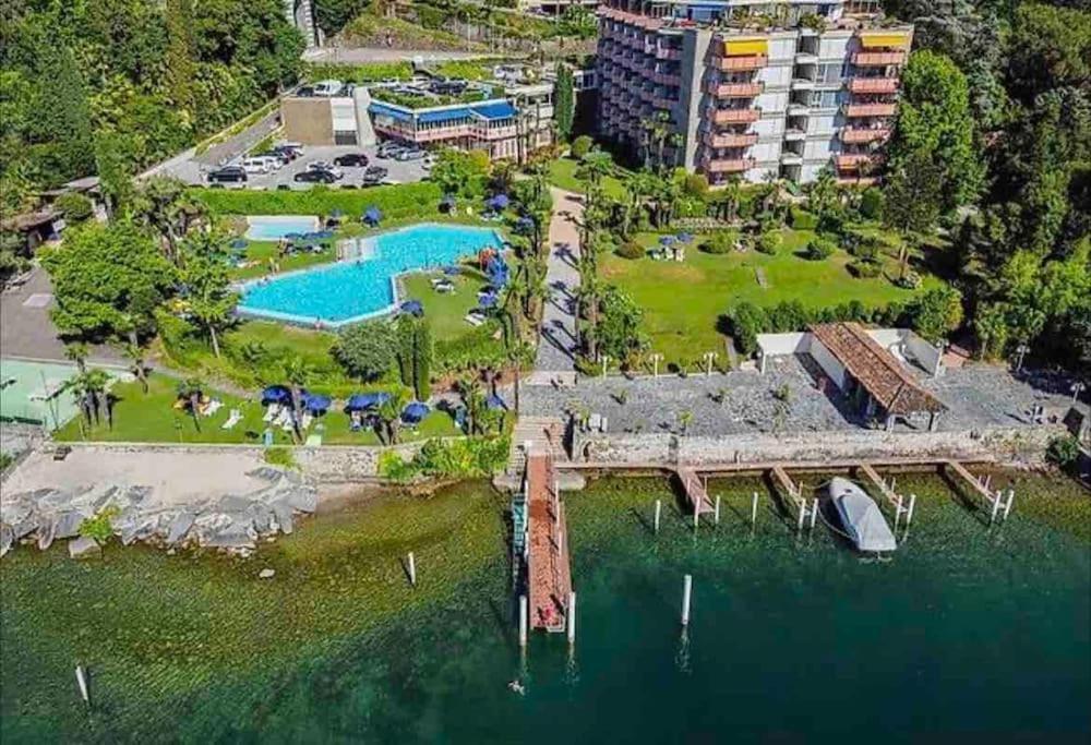Appartamento Con Piscina E Sauna Bissone Εξωτερικό φωτογραφία